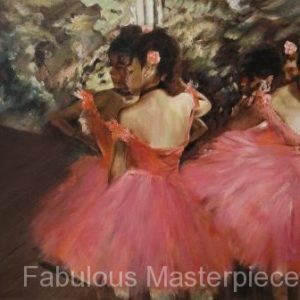 degas dancers in pink