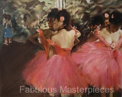 Degas Dancers in pink replica-by-fabulous-masterpieces-uk degas dancers in pink
